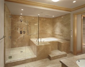 Мраморная ванная - эстетично, экологично, долговечно